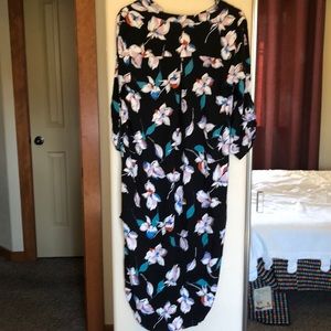 Cupio boho asymmetric dress/swim cover up